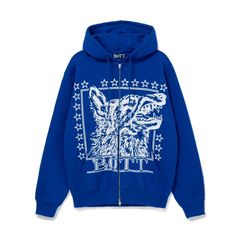 【残り一点】Wolf Zip Hoodie