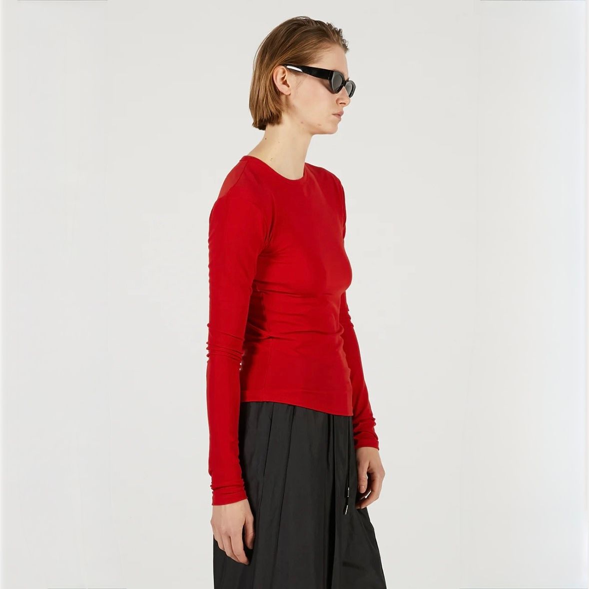 【残り一点】ダブルネックレイヤードトップ