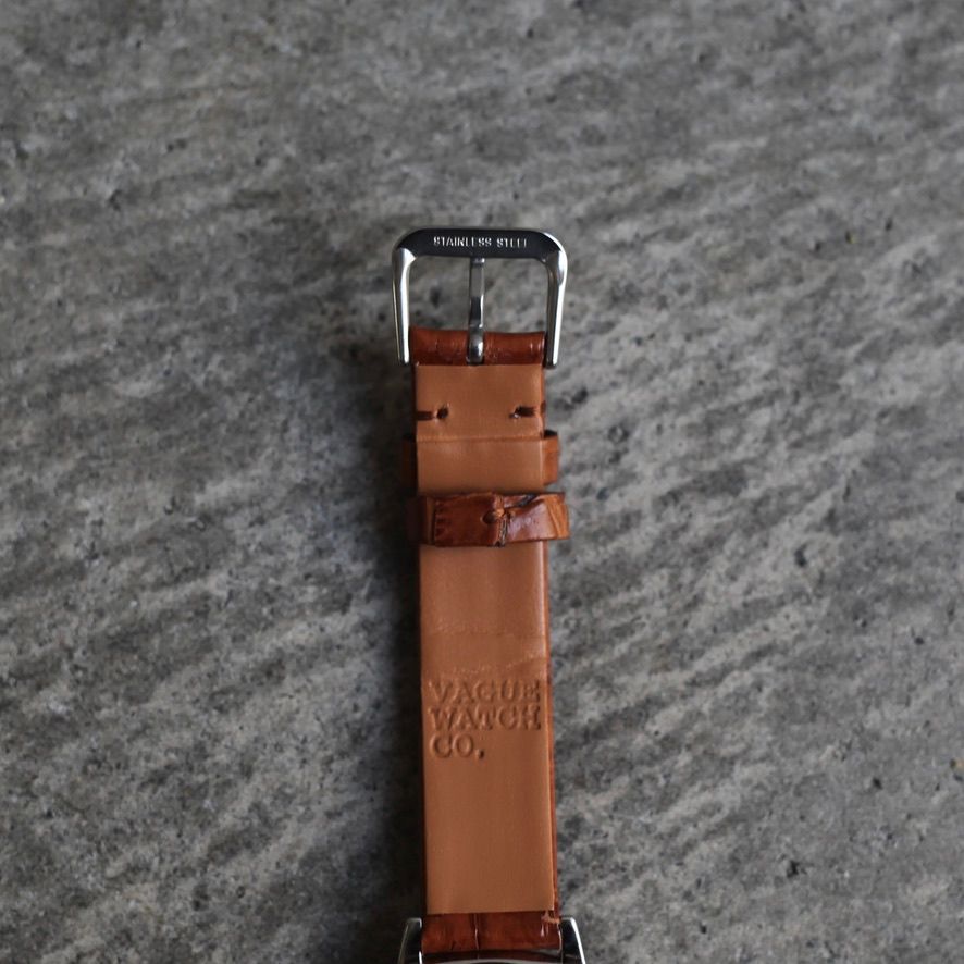 【残り一点】Coussin 12 Croco(WOMEN/SILVER×BROWN)