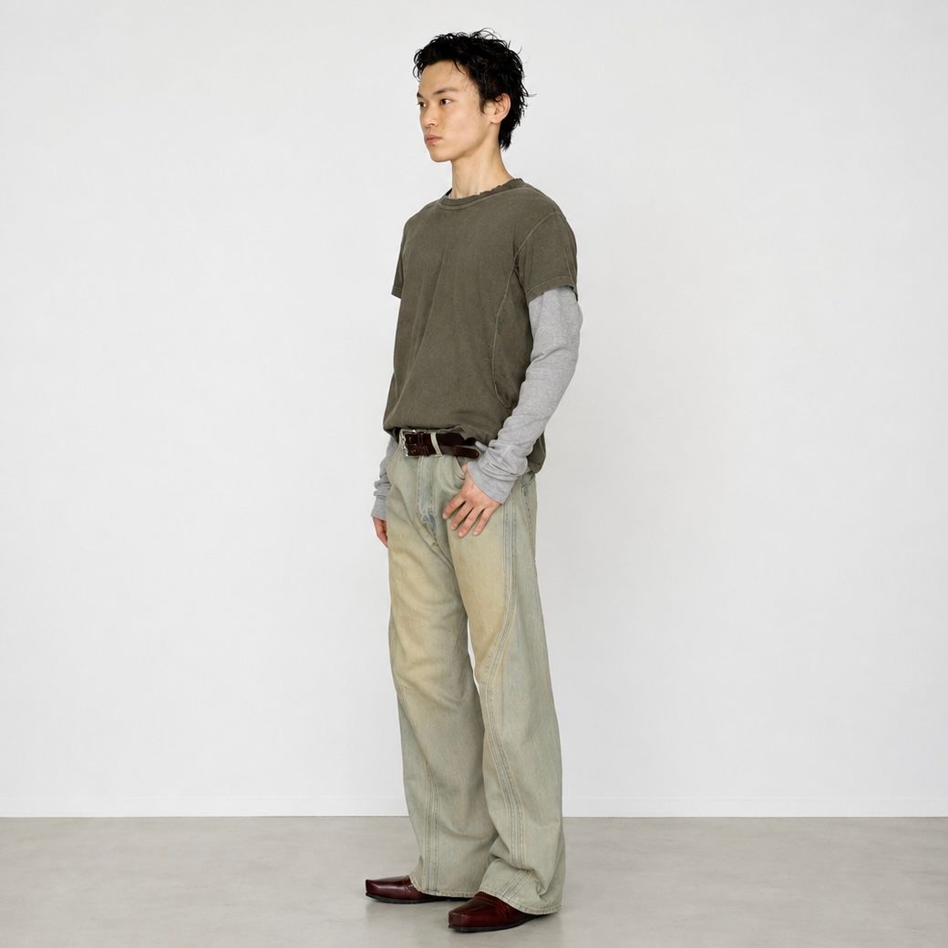 【残り一点】Panneld Half Sleeve T-Shirt