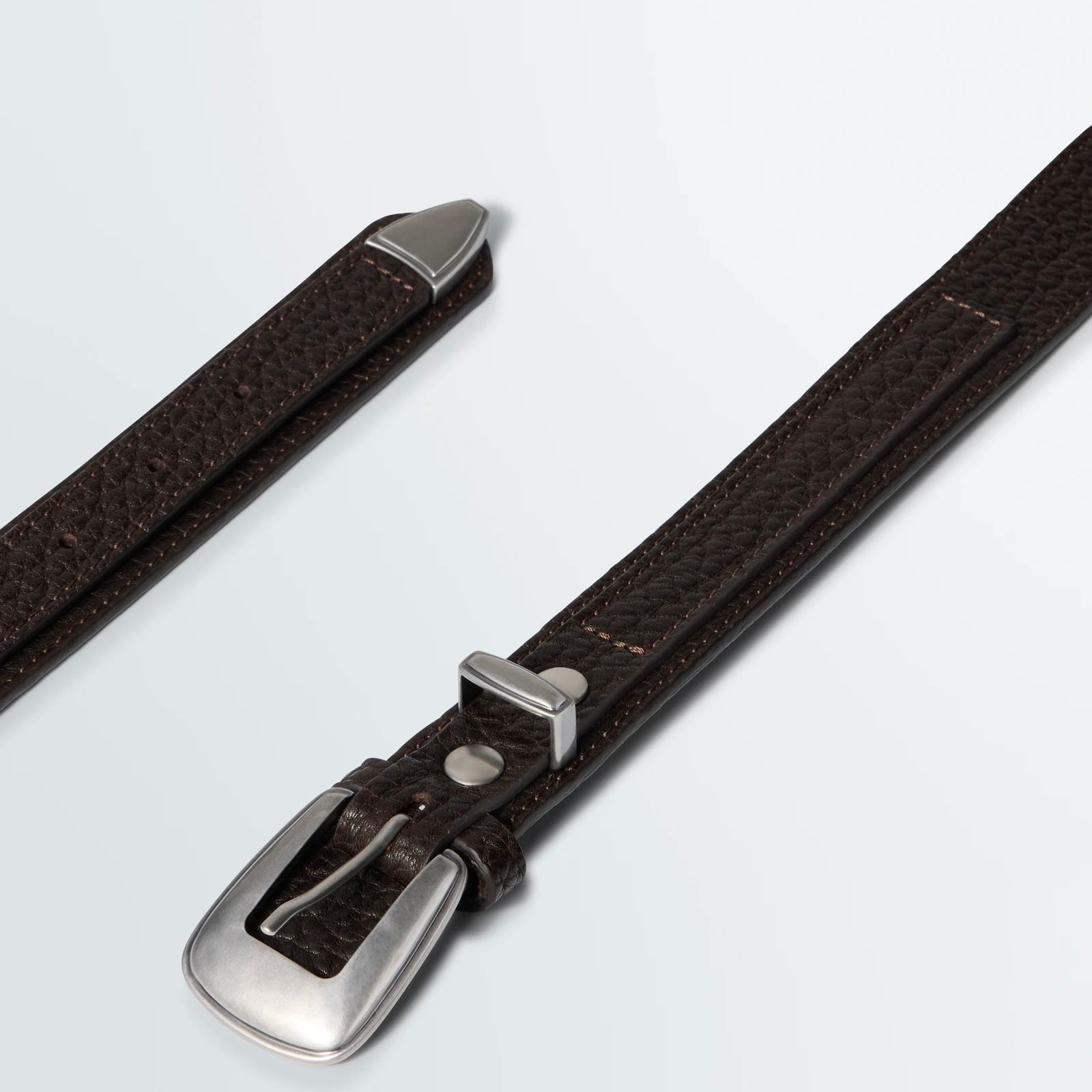 【残り一点】Minimal Western Belt(GRAINED COW LEATHER)