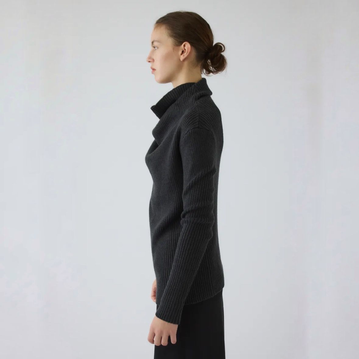 【残り一点】Back Shoulder Rib Knit Tops