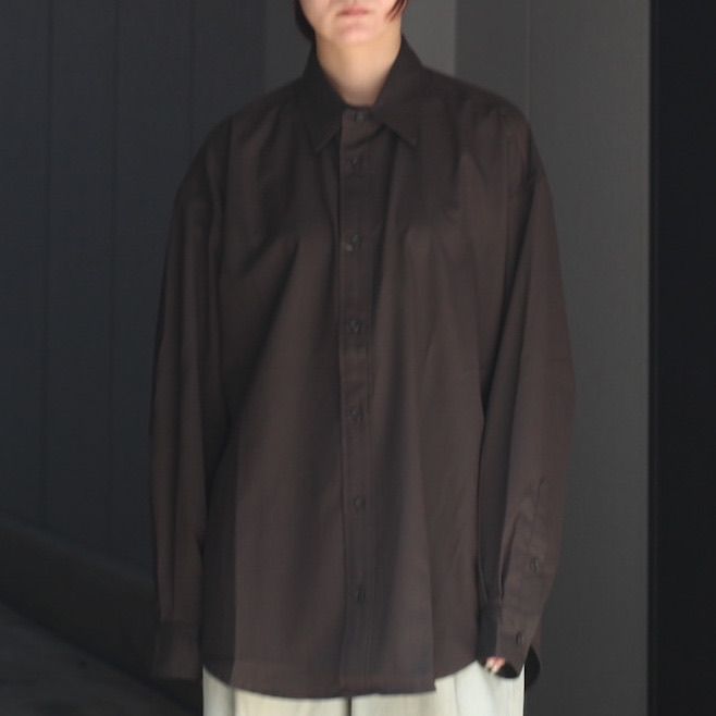 【残り一点】Wool Poly Standard Shirt