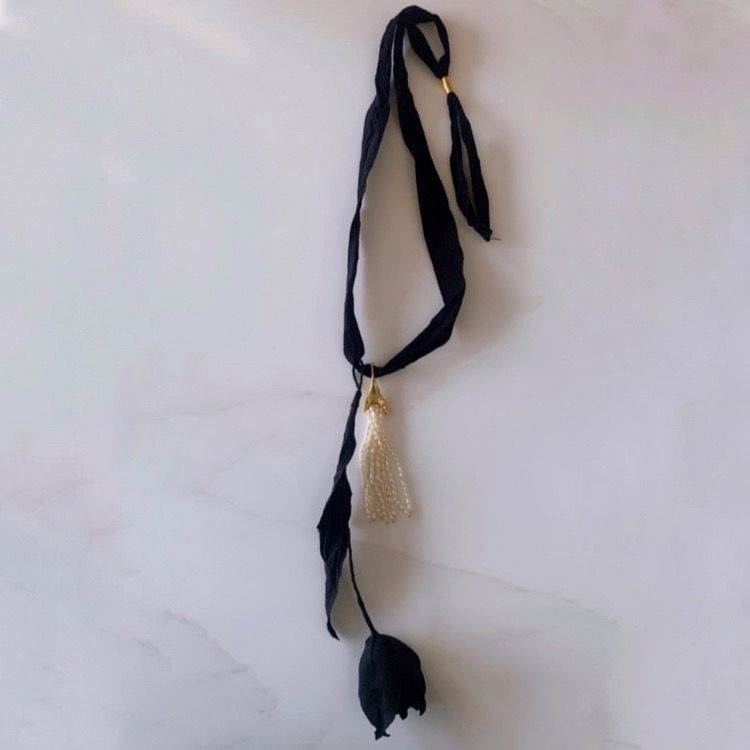 【お取り寄せ注文可能】Frow Pearl Ribon Necklace