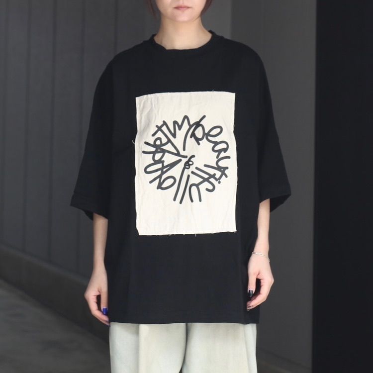【再販売通知受付可能】MBLドルマンスリーブプリントS/S Tee