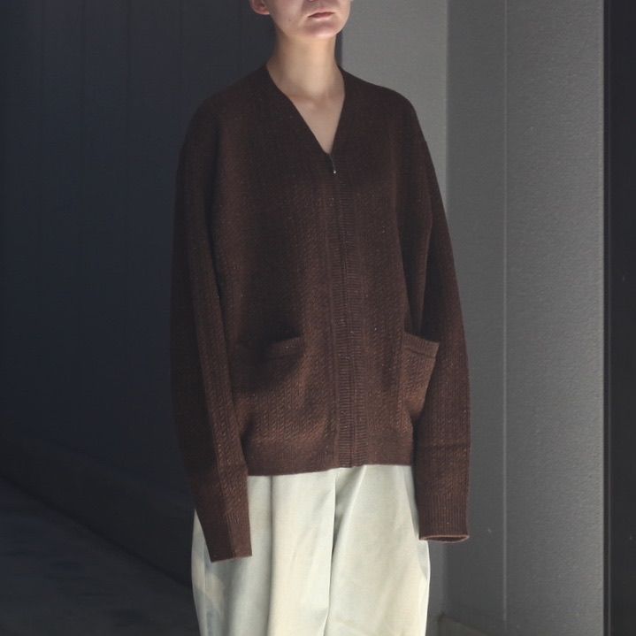 【残り一点】Nep V Zip-up Cardigan