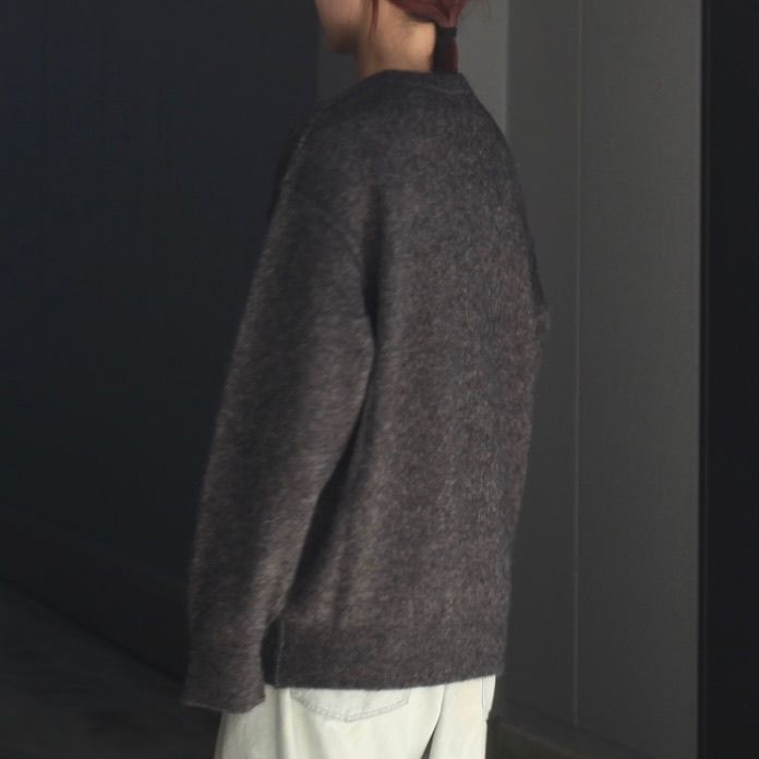 【残りわずか】Wool/Alpaca Knit Crew Neck LS
