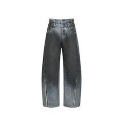 【残り一点】Double Waist Gradient Indigo Denim Trousers