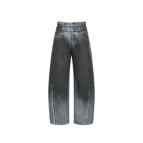 【残り一点】Double Waist Gradient Indigo Denim Trousers