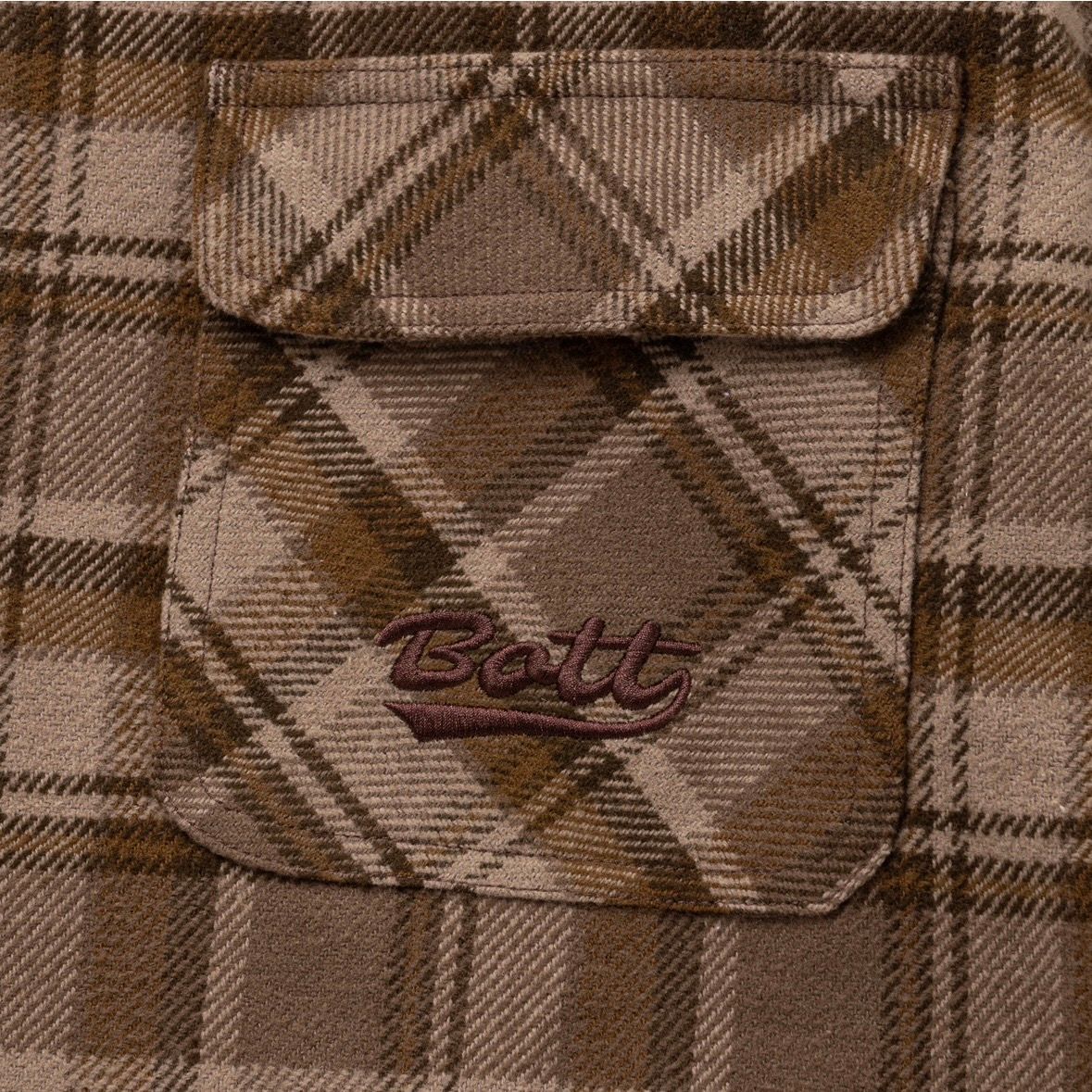 【残り一点】Zip-up Flannel Shirt