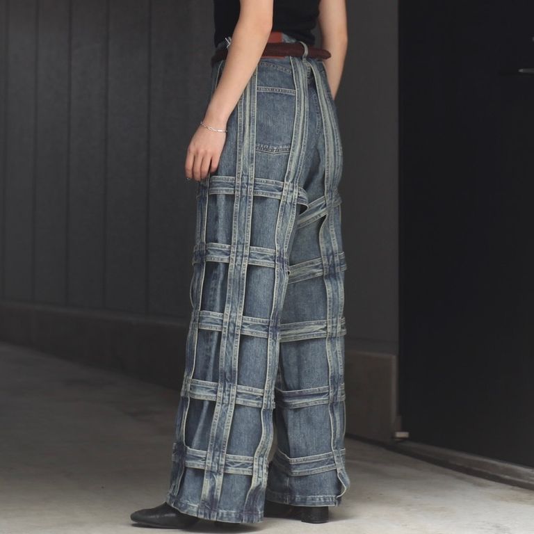 SUGARHILL - 【残りわずか】Caged Denim Pants | ACRMTSM ONLINE STORE