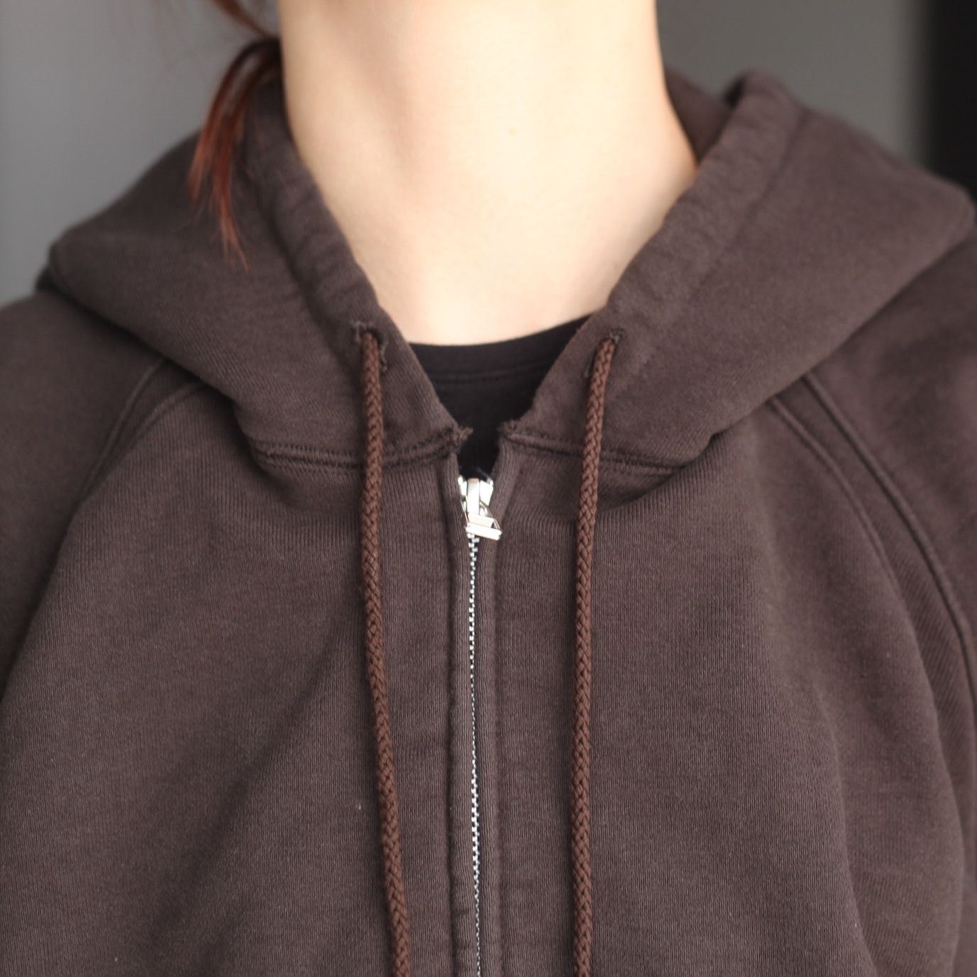 【残りわずか】Panelled Zip Up Hoodie