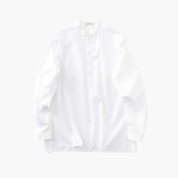 【残り一点】Suvin Broad Band Collar Shirt