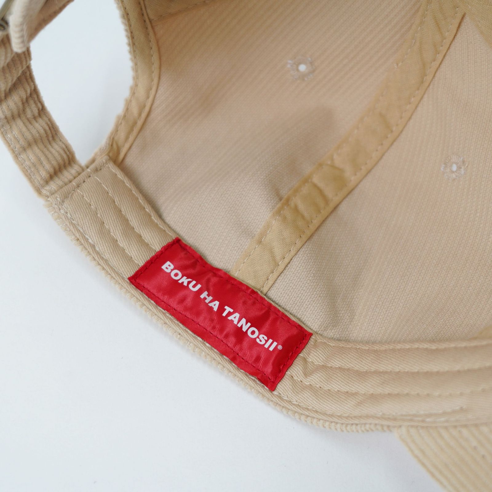 【残り一点】ボクタノスーベニアCap(CORDUROY)