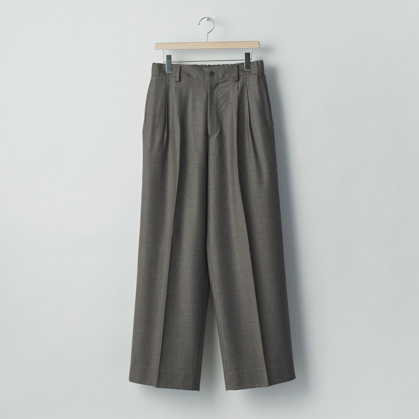 【残り一点】Extra Fine Wool Easy Long Wide Trousers