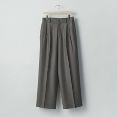 【残り一点】Extra Fine Wool Easy Long Wide Trousers