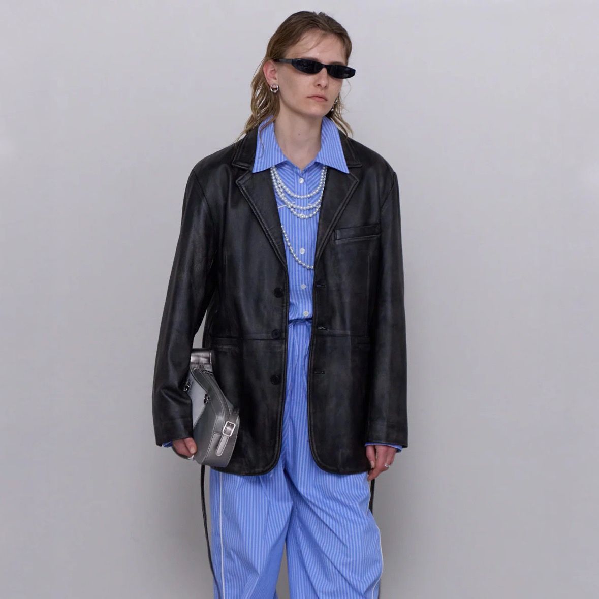 【残り一点】Leather Tailored Jacket
