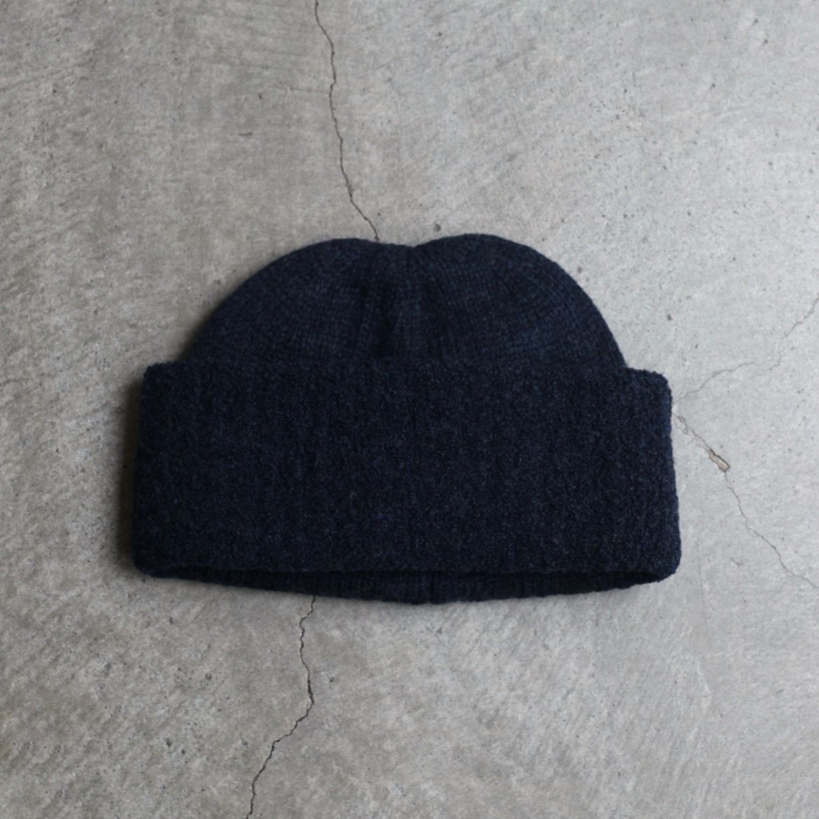 【残りわずか】Wool Knit Cap(NAVY)