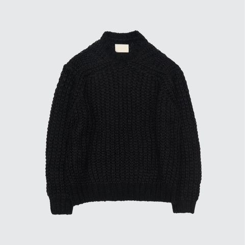 【残り一点】Mohair Silk Big Rib Crewneck