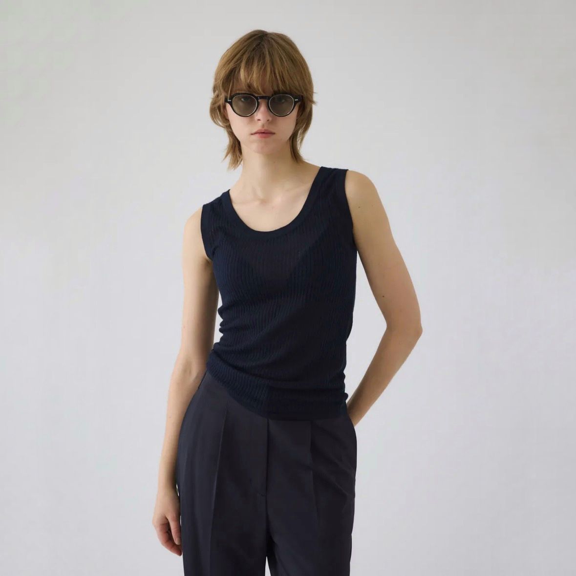 【残り一点】Needle Knit Tank Top