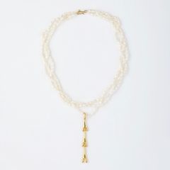 【お取り寄せ注文可能】Twist Baby Pearl With Tree Necklace