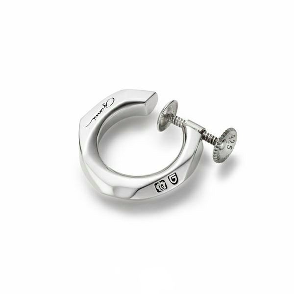 【残り一点】Crockery Earring_L 左耳用(SILVER)