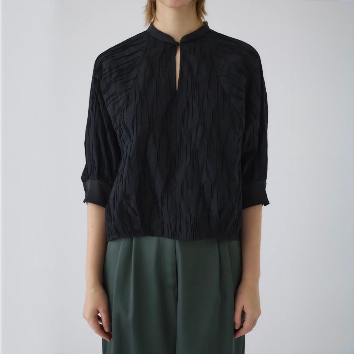 【残り一点】Tuck Pleats Raglan Blouse