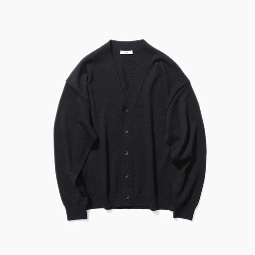 ATON - 【残りわずか】Wool Washi Oversized Cardigan | ACRMTSM