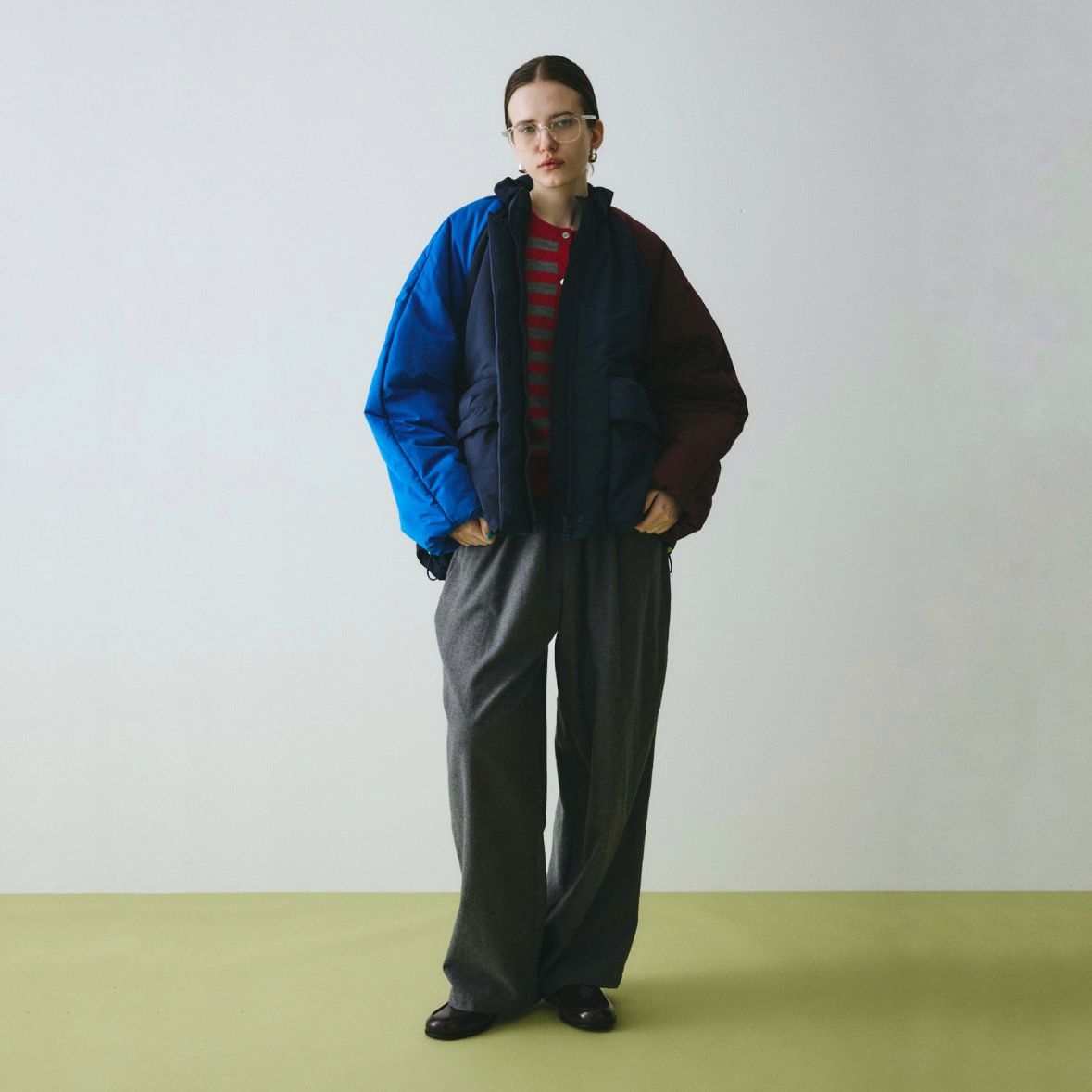 【残り一点】Frill Neck Padded Blouson