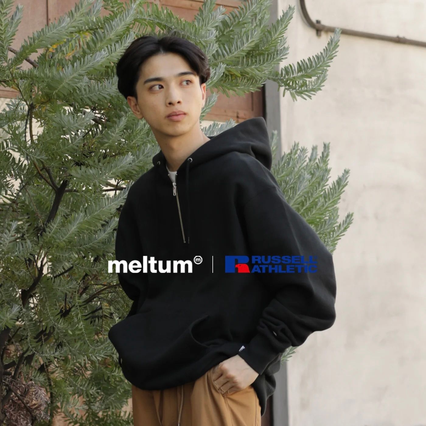 【残り一点】Half Zip Sweat Hoodie