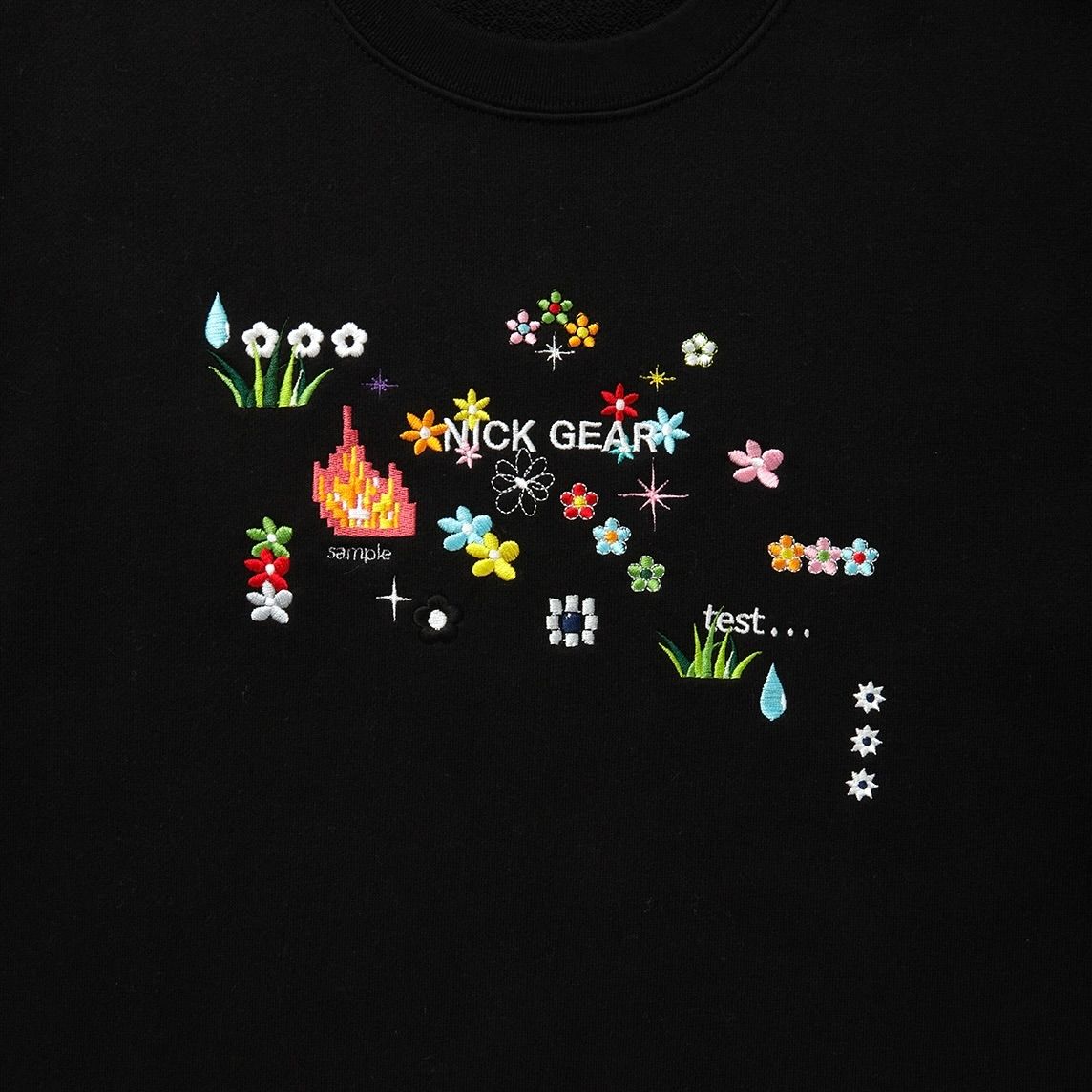 【残り一点】Sample Embroidery Sweat