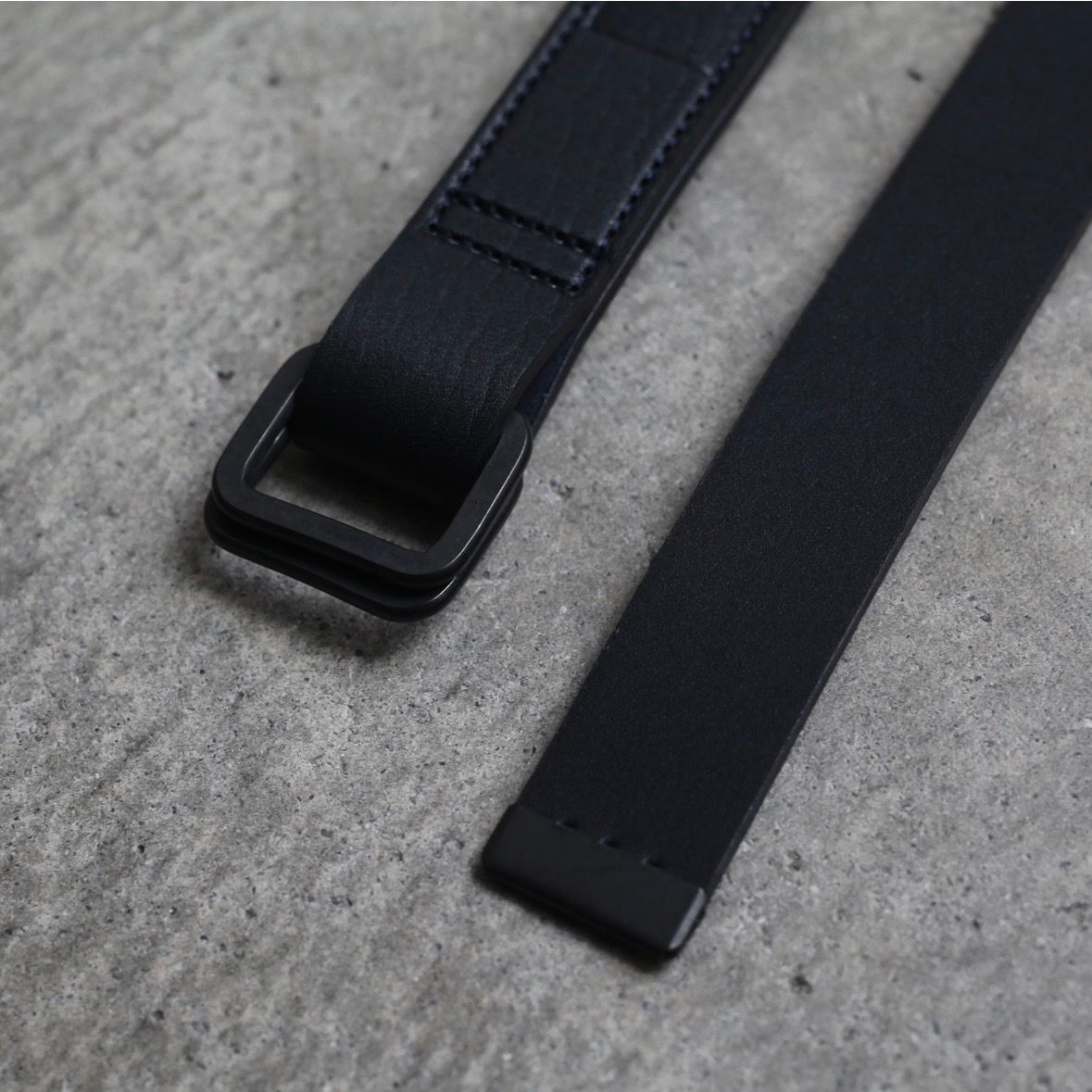 【残りわずか】Leather Belt(RECTANGLE BUCKLES)