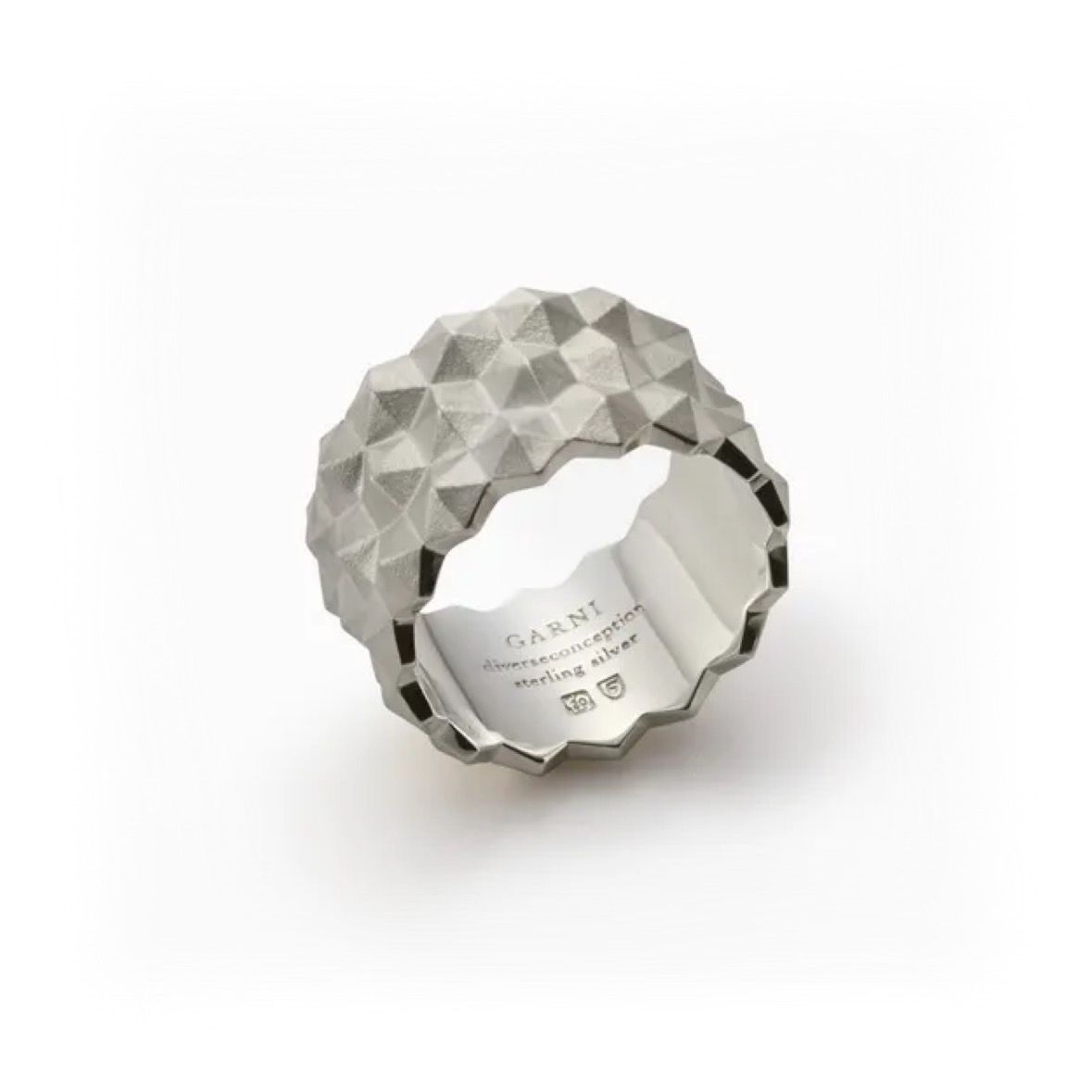 【お取り寄せ注文可能】Honeycomb Studs Ring L(SILVER)