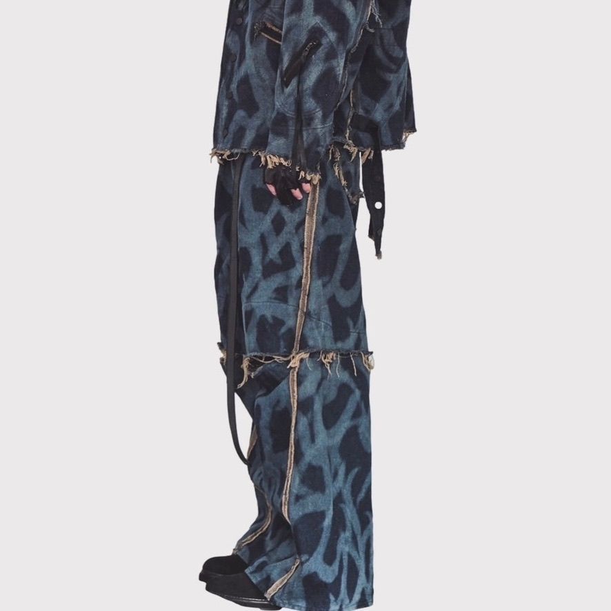 【残り一点】Slash Seam Twist Buggy Jeans(SHADOW ASAT)