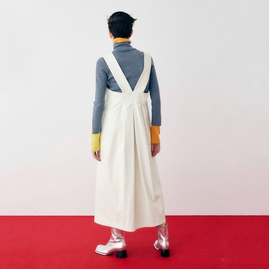 【残り一点】Leather Like Long Dress