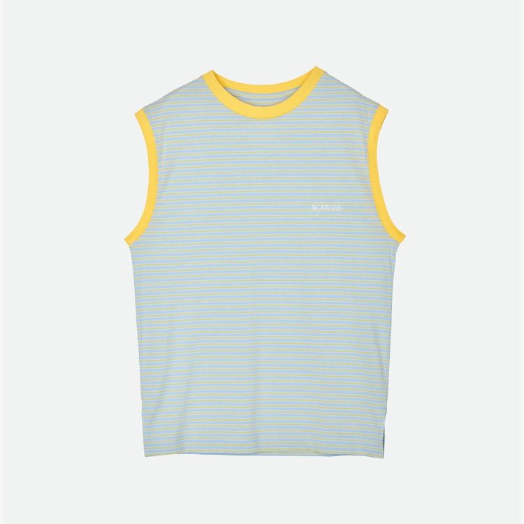 【残り一点】Nounless Dry Border Tank Top