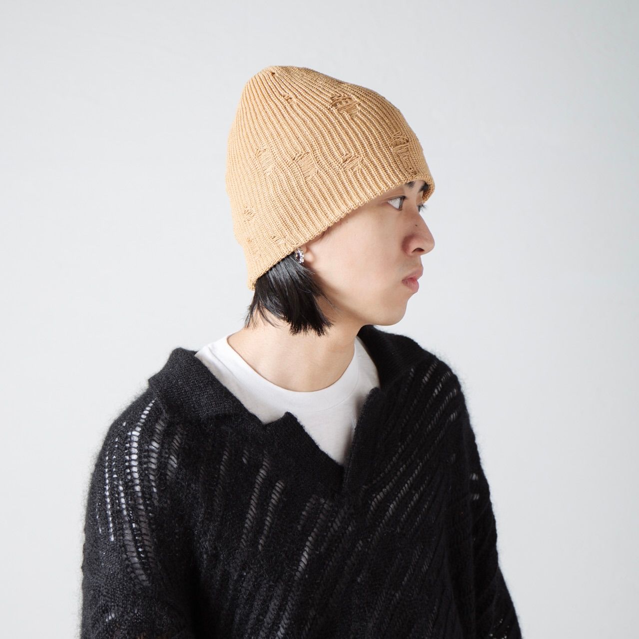 【残りわずか】Damage Summer Knit Beanie