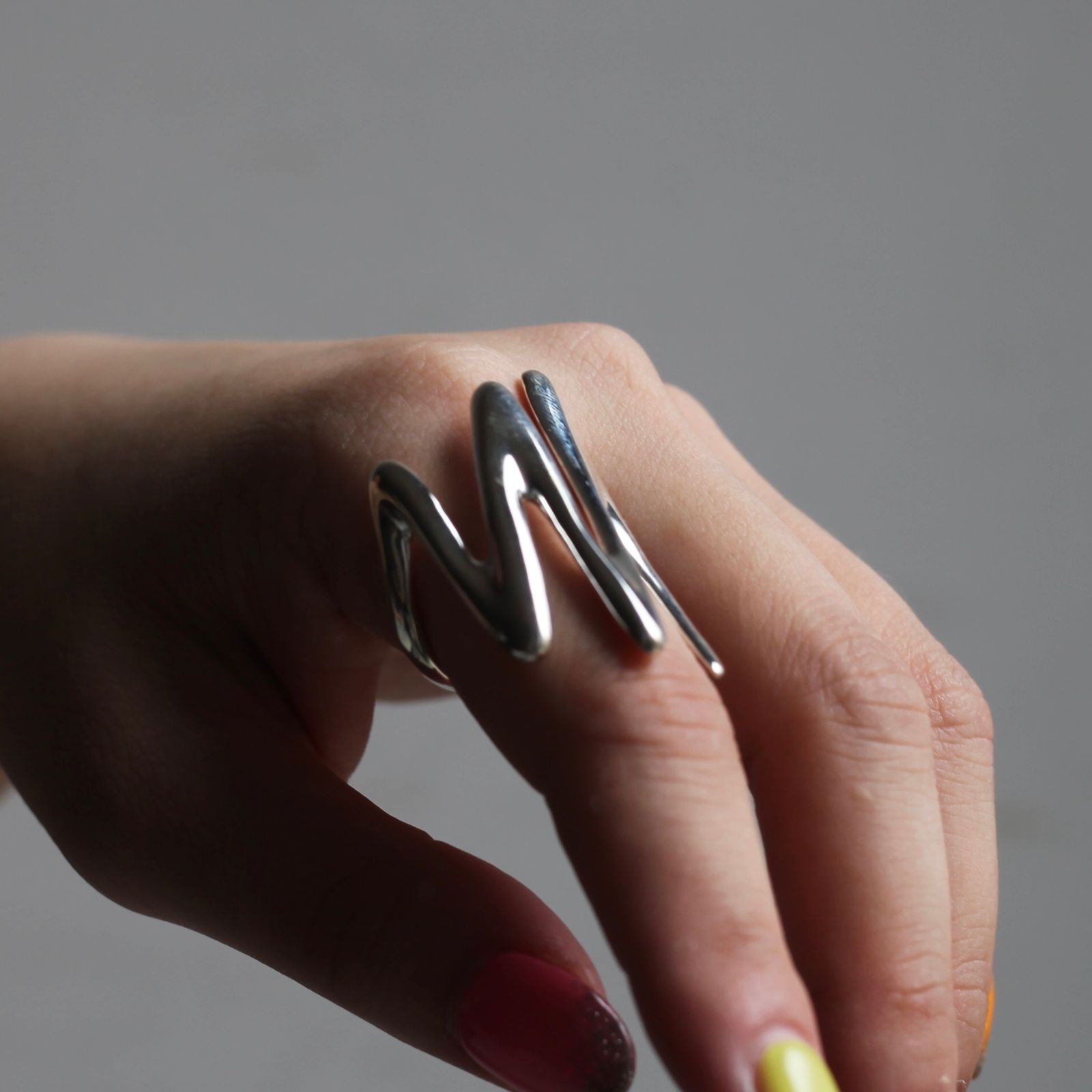 【残り一点】Scribble Ring(WHITE)