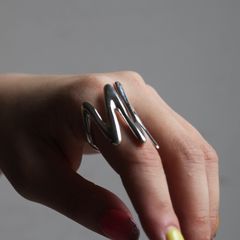 【残り一点】Scribble Ring(WHITE)