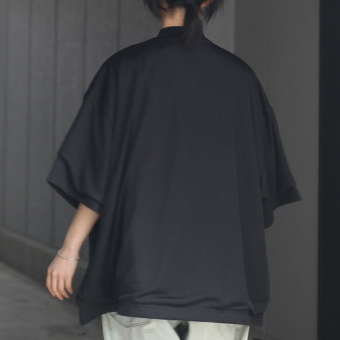 【残りわずか】Balloon Double Layered Mesh Short Sleeve T-shirt