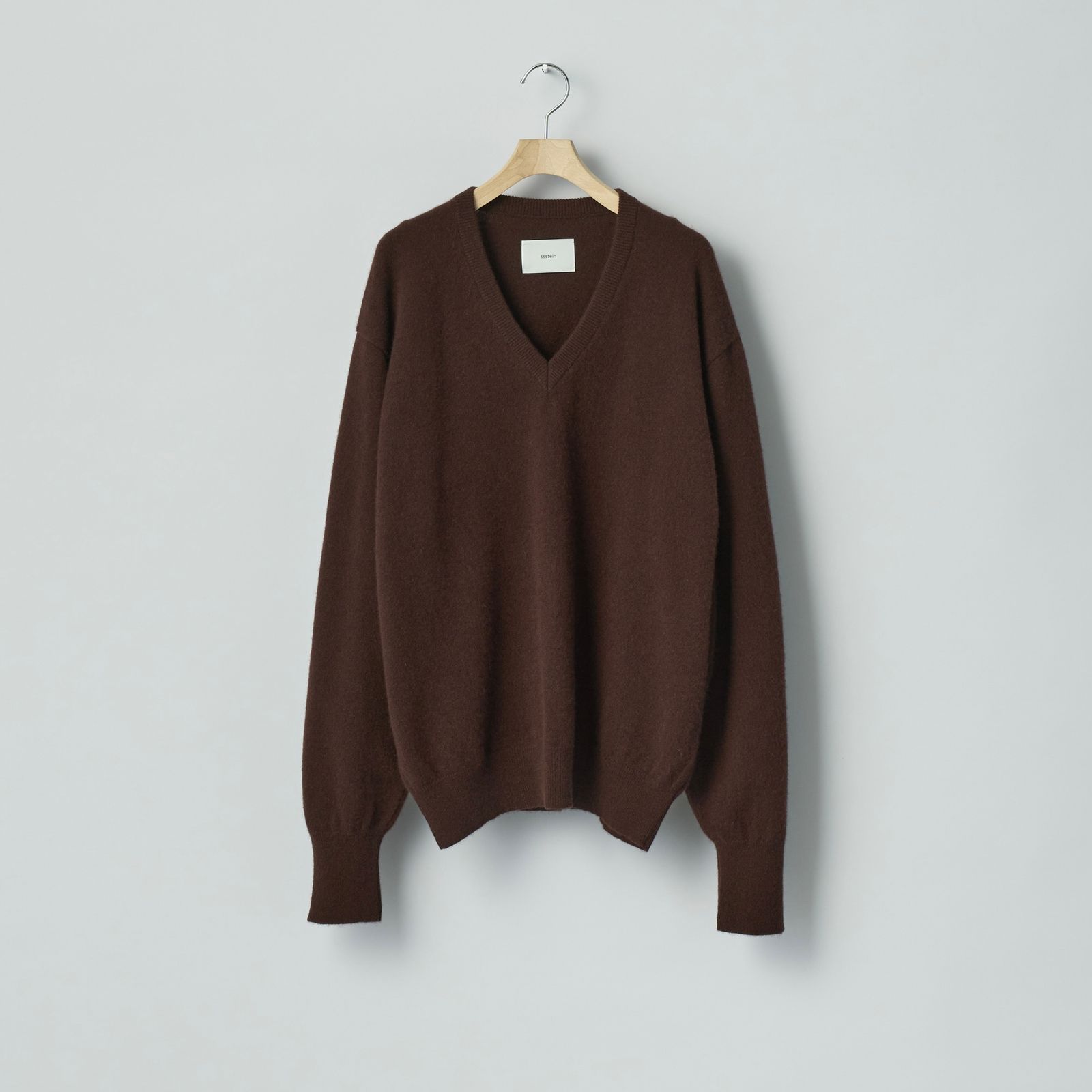 【残り一点】Pure Cashmere Knit V Neck LS