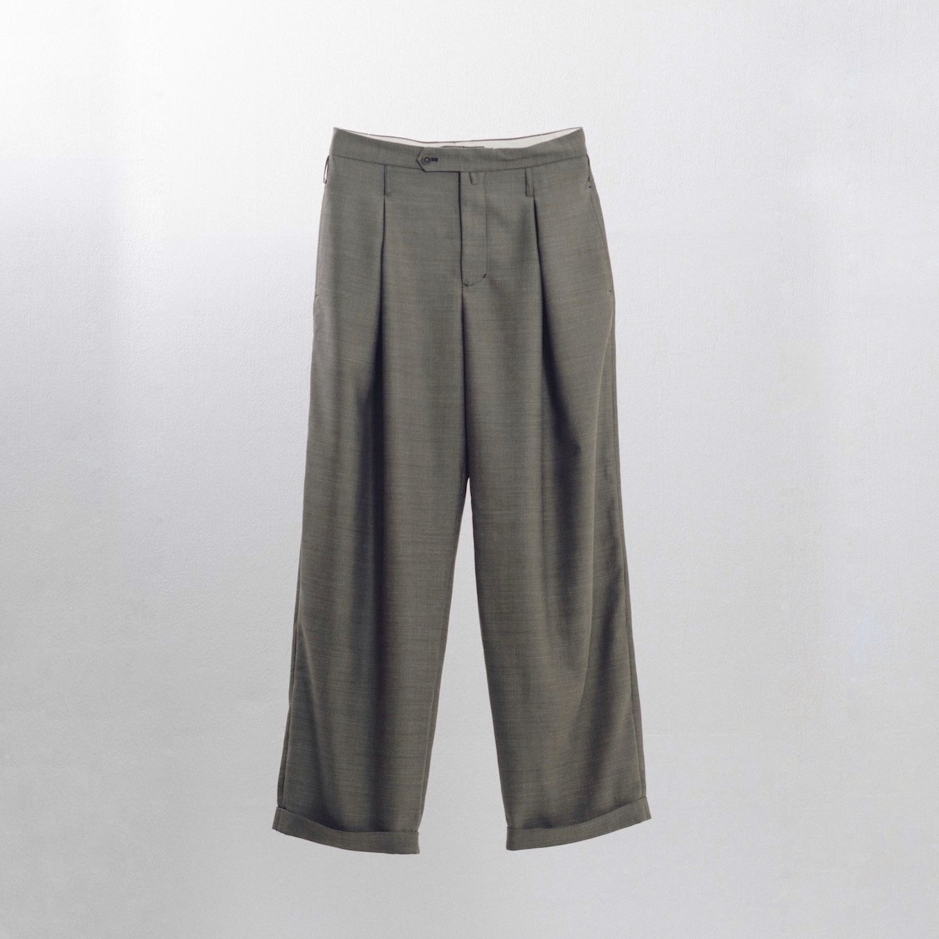 【残り一点】Double Inverted Tuck Trousers