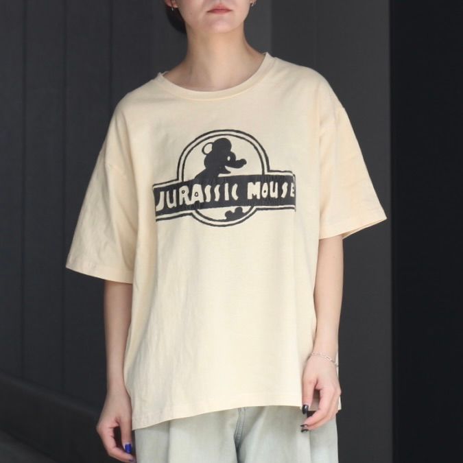 【残り一点】Jurassic Mouse Half Sleeve T-shirt