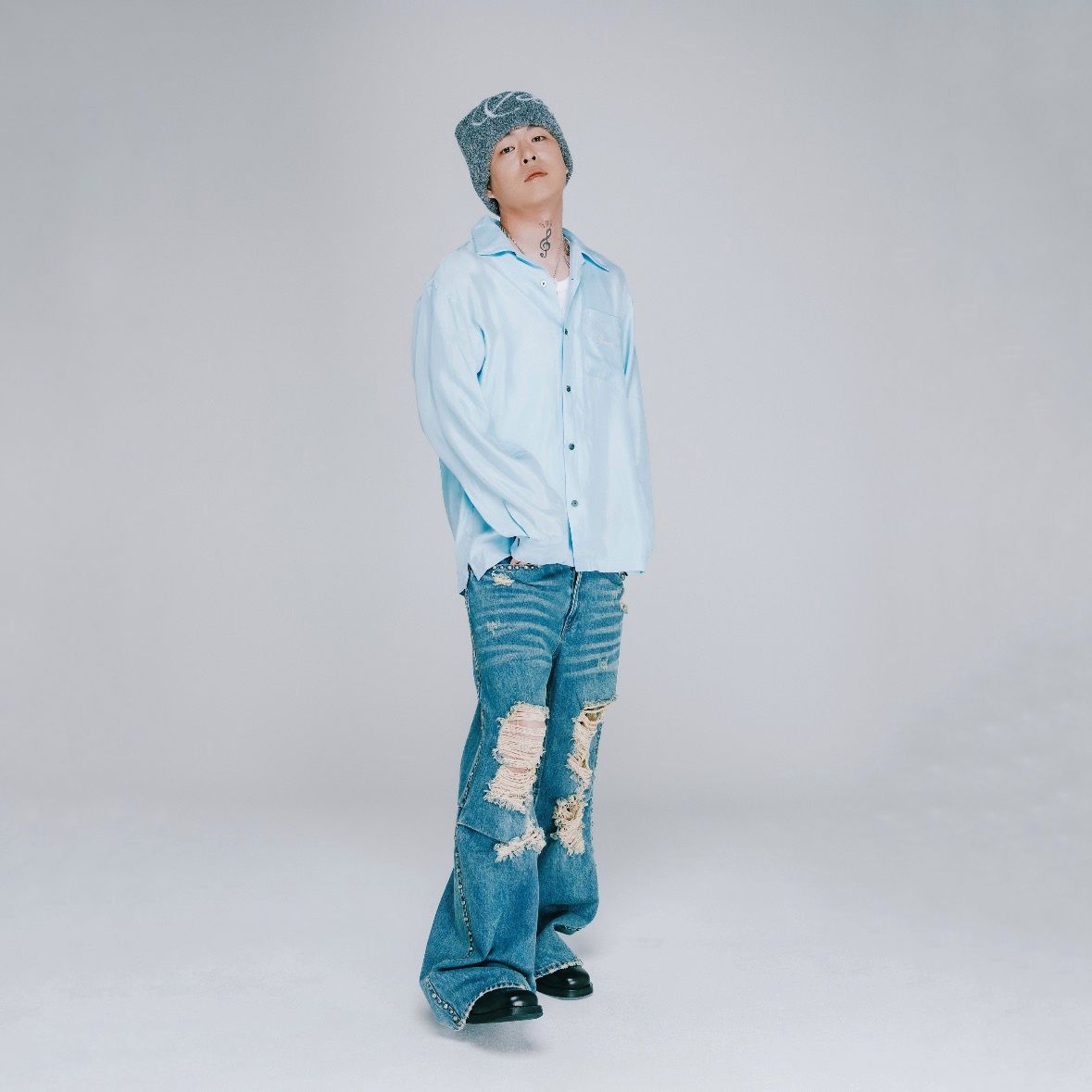 BREATH - 【残り一点】Suicide Studs Wide Denim Pants