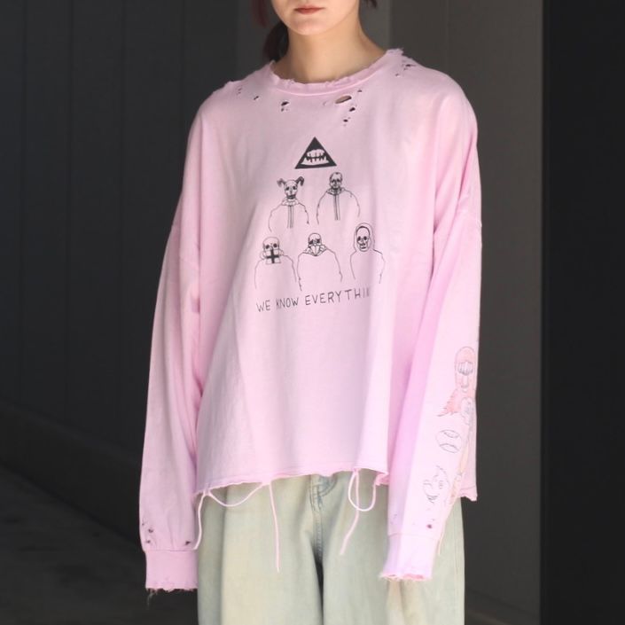 【残り一点】Skull & Chaos Long Sleeve T-shirt