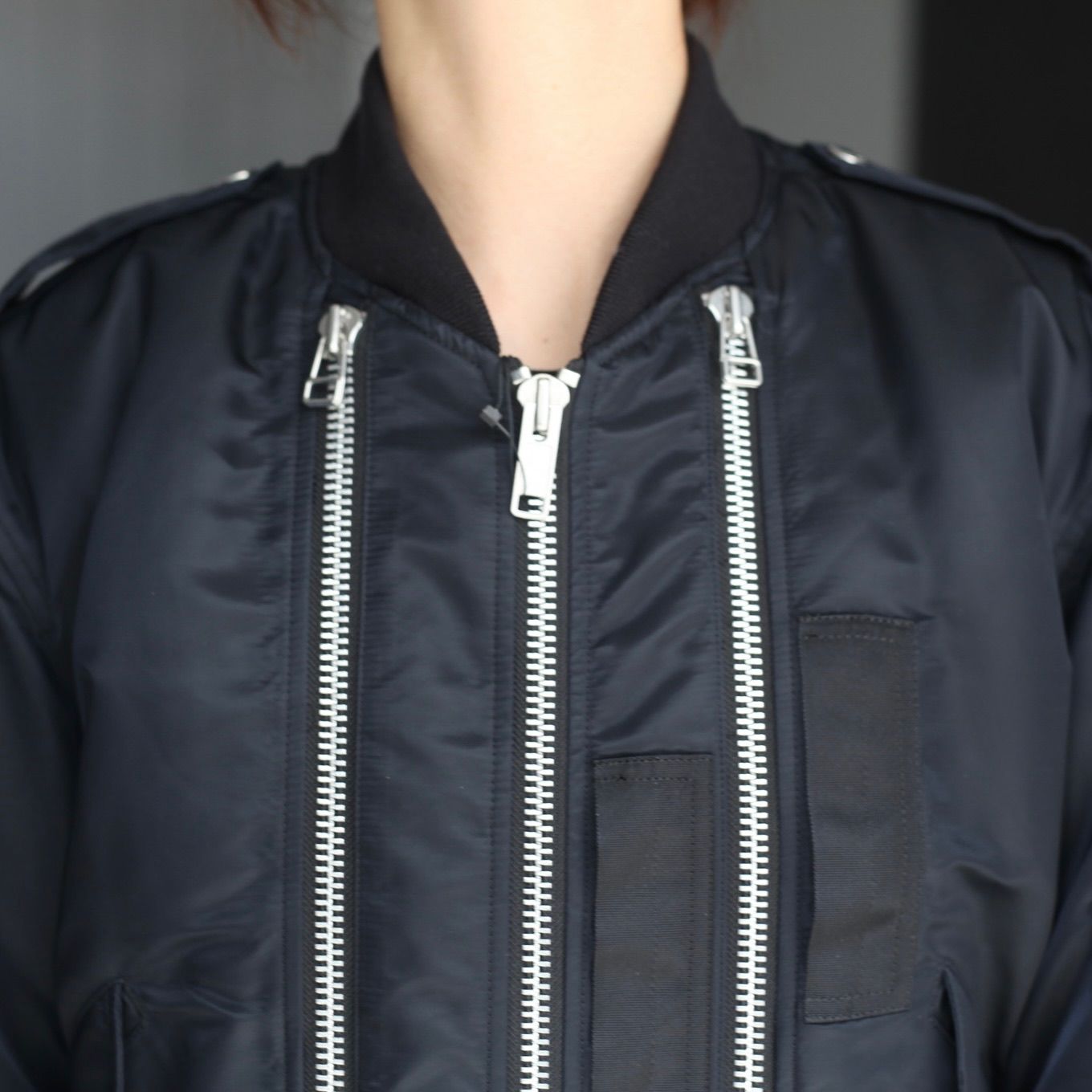 JOHNLAWRENCESULLIVAN - 【残り一点】Nylon Stacked Bomber Jacket | ACRMTSM ONLINE  STORE