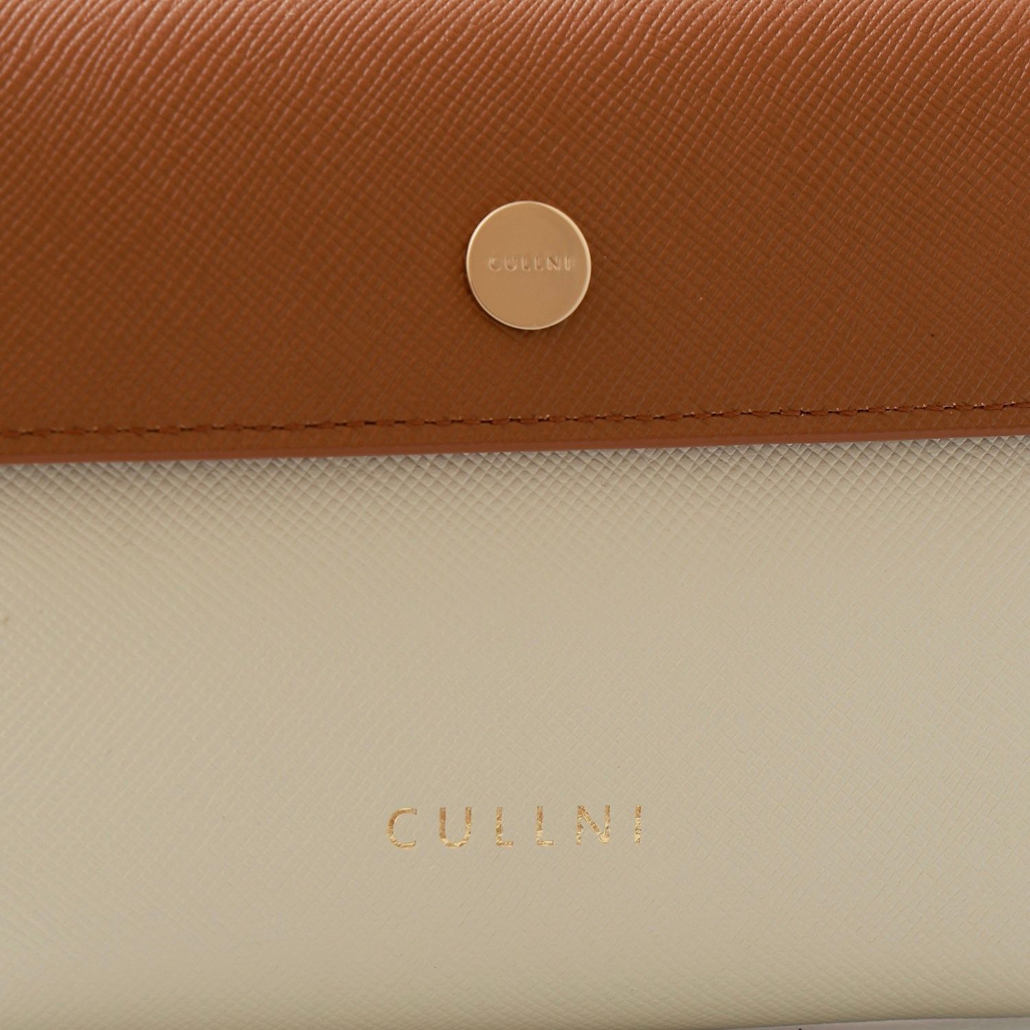 【残り一点】Leather Flap Mini Wallet With A Clasp
