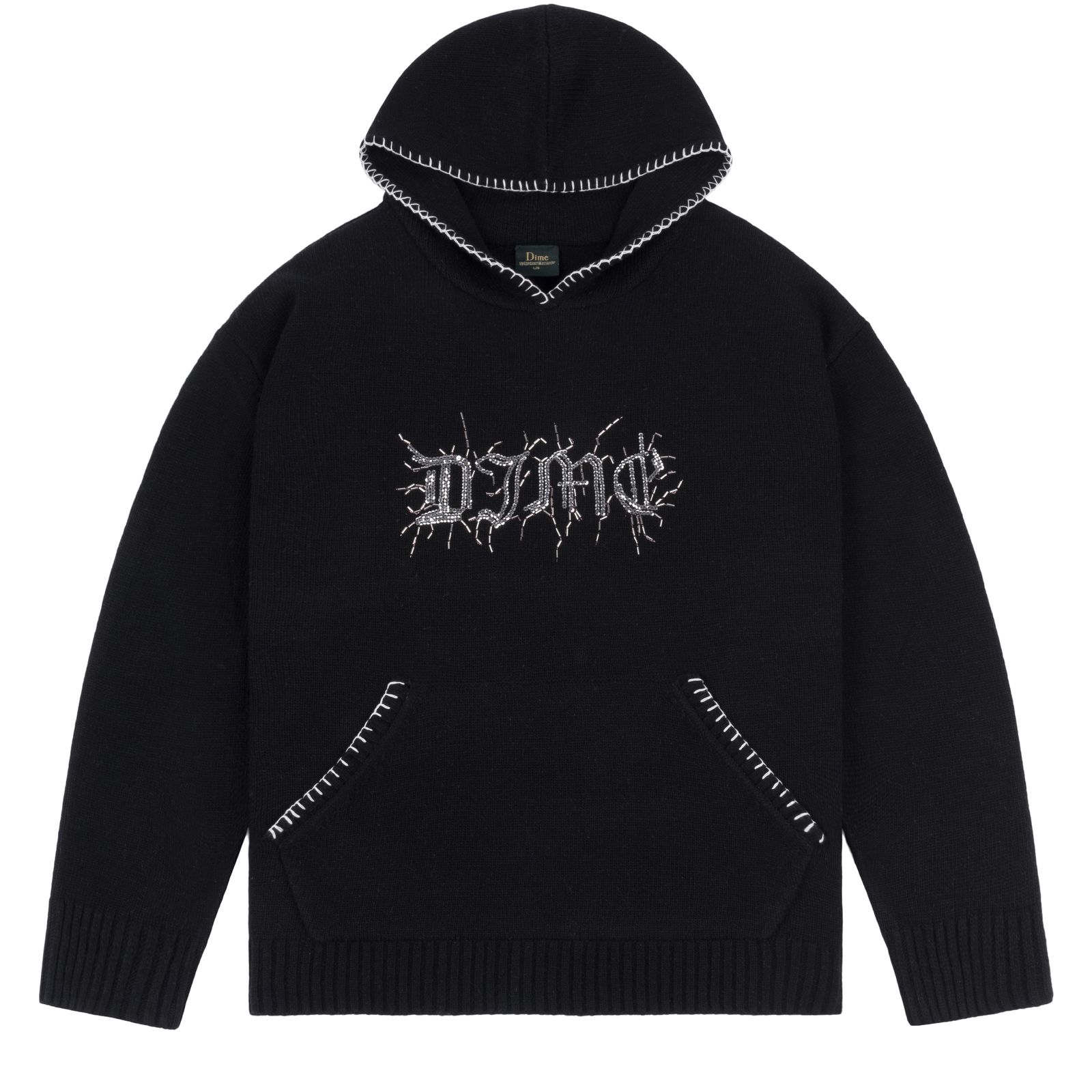 【関税込み】Dime ブラック Hardcore ウール フーディ 251841M202018_1.jpg