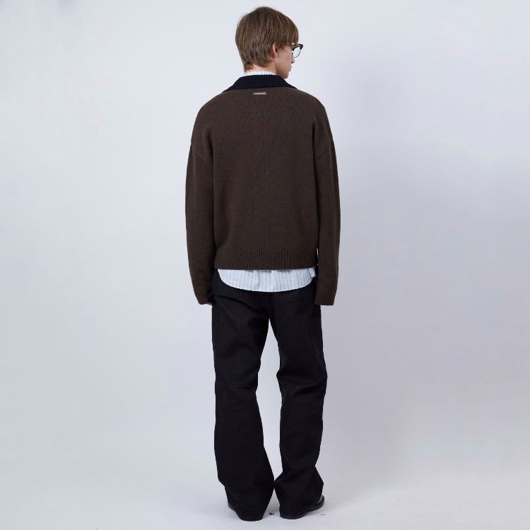 【残り一点】Unisex Bird Intarsia Cardigan