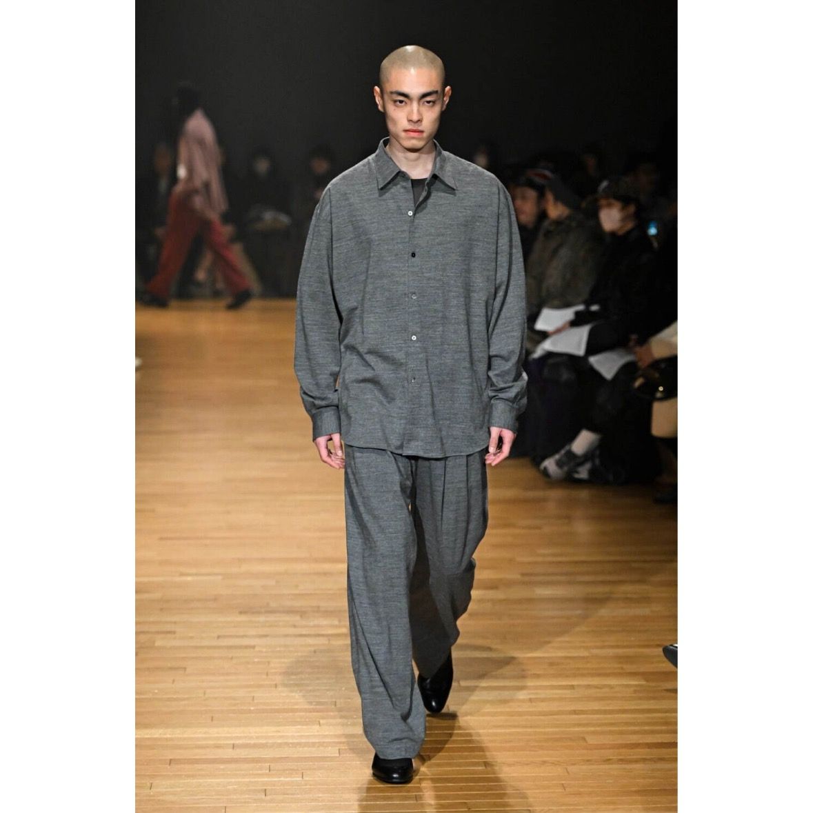 【残り一点】36G Wool Herringbone Trouser